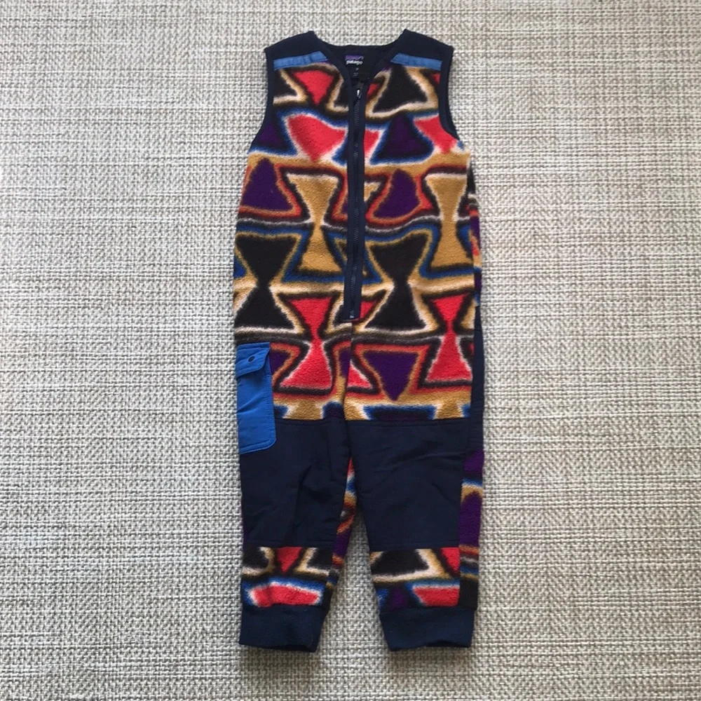 Patagonia Patched Jumpsuit (size 3T)
